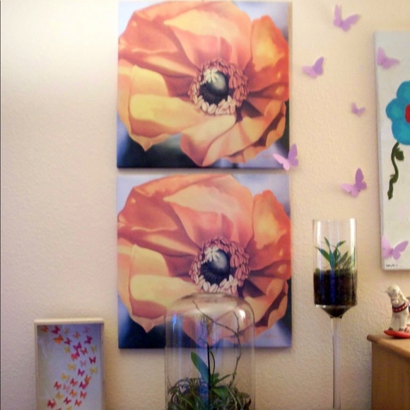 Other - IKEA flower canvas